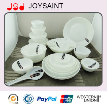 Newest Design Coupe Shape Porcelain Ceramic Dinnerware Set